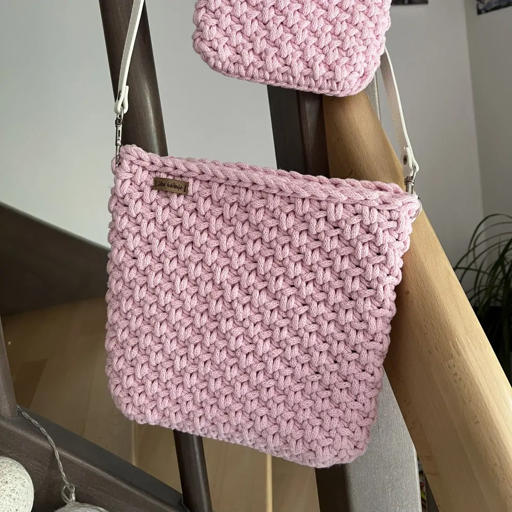 Kabelka crossbody - růžová