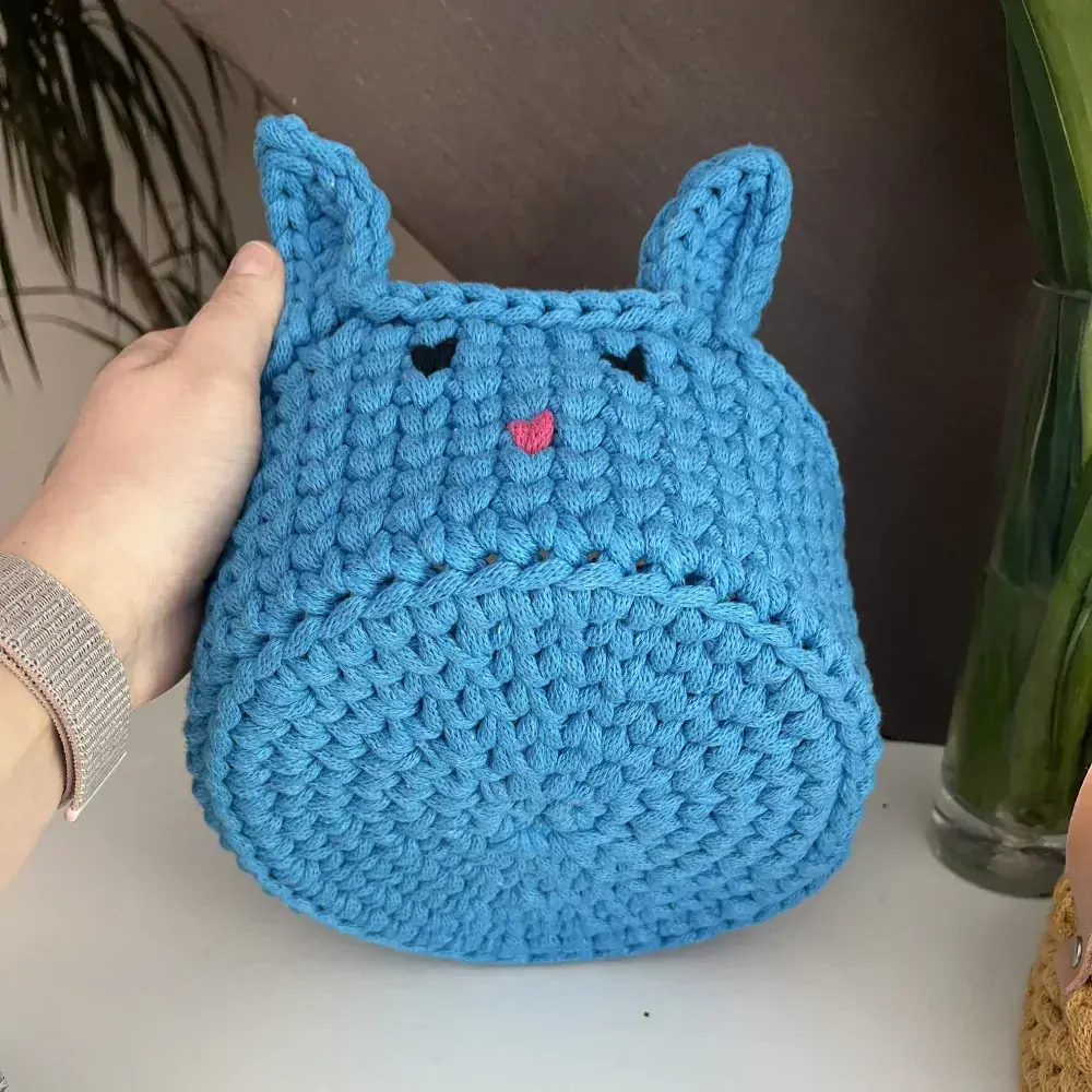 Zvířátkový košík pro děti s uchem na nošení (různé barvy)