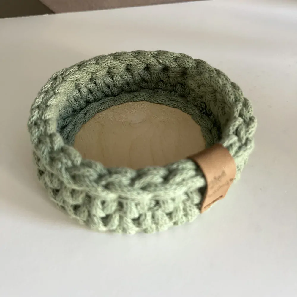 Košík na drobnosti olivový