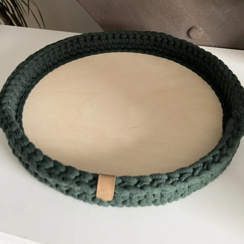 Dekorační tác tmavě zelený