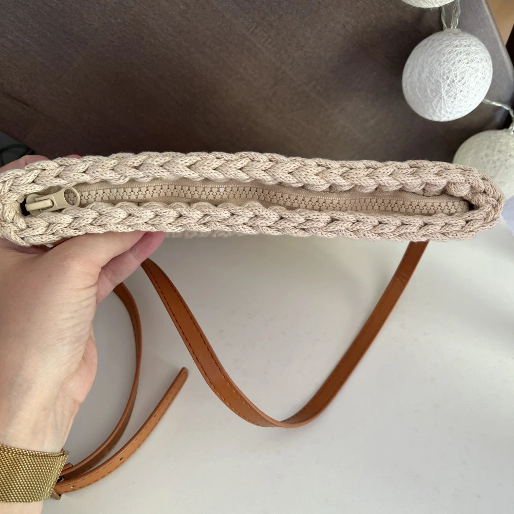 Kabelka crossbody - béžová