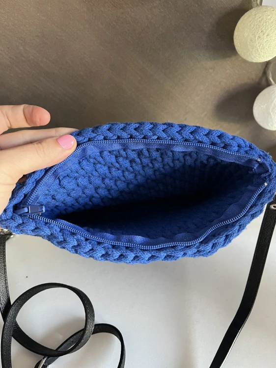 Kabelka crossbody - královsky modrá