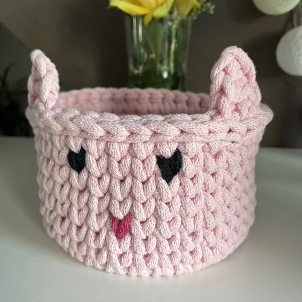 Zvířátkový košík pro děti s uchem na nošení (různé barvy)