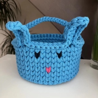 Zvířátkový košík pro děti s uchem na nošení (různé barvy)