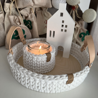 Podnos - kulatý (různé barvy)