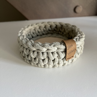 Košík na drobnosti světle olivový