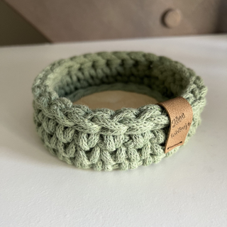 Košík na drobnosti olivový