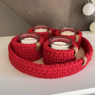 Adventní svícen (různé barvy)