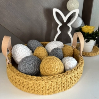 Podnos - dekorační s vajíčky